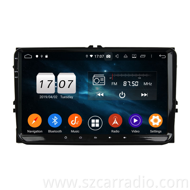 android 9.0 car dvd VW universal